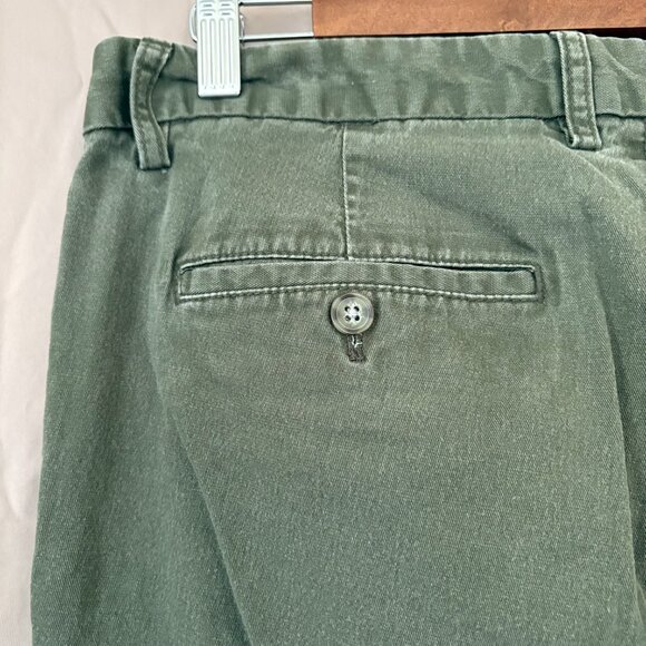 Old Navy Men's Slim Built in Flex Heritage Green Chino Pants Size 34X30 Office - Picture 8 of 13